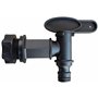 Belli 0857 7 Robinet Raccord Rapide Clipsable 20/27 Noir