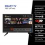 5" (47 cm) Android Connecté WiFi avec Bluetooth - 12V/24V/220V - Camping Car Camion Fourgon Poids Lourd Carav