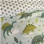 CÔTE DECO Parure de lit 140x200 cm Enfant réversible - Housse de Couette 140x200 cm + 1 Taie d'oreiller 63x63 cm Motif imprimé D