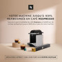 Machine à Café Nespresso Krups Citiz Platinum Titane Cafetière Dosettes YY5077FD