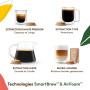 Dolce Gusto NEO Coffee Machine by Krups, Machine à café + 3 boites de dosettes compostables (Espresso, Lungo, Cappuccino), Cafet
