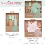 ScrapCooking - Kit Ustensiles Pâtisserie pour Enfants - Coffret Cadeau 4 Ustensiles : Fouet, Spatule, Cuillère, Rouleau - Bois &