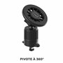 Mobility Lab Support magnétique Voiture pour téléphone - Grille Aération Aimant et Pivote 360° Compatible Tout Type de Voiture p