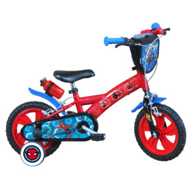 ATLAS Vélo 12'' Spiderman équipé de 2 Freins