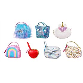 Real Littles - Mini Sac à Main avec Mousqueton - Cadeau Surprise - Modèle et Coloris Aléatoires - Saison 2 - Matière : Nylon
