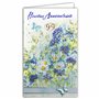 15-6466 Heureux ANNIVERSAIRE Roulettes de 1 à 99 ans Carte illustrée en Relief avec enveloppe blanche 12x19