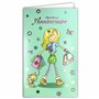 17-6034 Heureux ANNIVERSAIRE Rose Brillant pour Petite Jeune Fille à la Mode qui aime faire du shopping promener le Chien Fleurs
