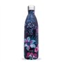 Qwetch - Bouteille Isotherme Bornéo Noir 1L - Gourde Nomade Inox - 24h Froid et 12h Chaud - Etanche