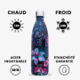 Qwetch - Bouteille Isotherme Bornéo Noir 1L - Gourde Nomade Inox - 24h Froid et 12h Chaud - Etanche, Sans BPA & Réutilisable - G