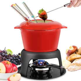 Todeco Service à Fondue avec 6 fourchettes