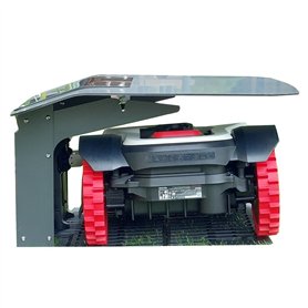 Abri Robot Tondeuse multimarque ROBOT PROTECT Side 62 x 70 x 33 cm | Résistant aux intempéries + Protection UV | Pieds en INOX |