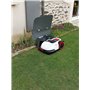 Abri Robot Tondeuse multimarque ROBOT PROTECT Side 62 x 70 x 33 cm | Résistant aux intempéries + Protection UV | Pieds en INOX |