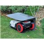 Abri Robot Tondeuse multimarque ROBOT PROTECT Side 62 x 70 x 33 cm | Résistant aux intempéries + Protection UV | Pieds en INOX |