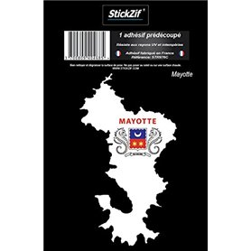 STICKZIF STR976C Autocollant Carte Mayotte