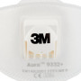 Masque jetable 3M 9332+ Aura avec le niveau de protection le plus élevé FFP3 pour un maximum, 5 pièces