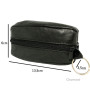 Charmoni - GC101 - Grand Classique Portefeuille Homme Porte Carte Crédit Visite Monnaie en Cuir Synthétique (PM Cuir d'agneau No