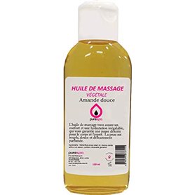 Purespa Huile de Massage végétale parfumée - 100% Massage Naturelle relaxante et exotique (Amande Douce