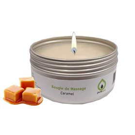 Purespa Bougie de Massage naturelle parfumée - 100% sensuel et relaxant (Caramel