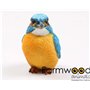 Farmwood Animals Oiseau Martin pêcheur en résine 12.5 x 6 x 10 cm (Lot de 2)