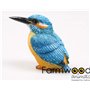 Farmwood Animals Oiseau Martin pêcheur en résine 12.5 x 6 x 10 cm (Lot de 2)