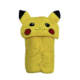 Pikachu Homadict – Plaid à Capuche Pokémon 120x150cm – Doux & Confortable Licence Officielle