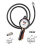 OC-PRO SCHRADER PISTOLET MANOMETRE DE GONFLAGE EURODAINU MICHELIN + EMBOUT STD ET EUROPEEN