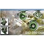 Peerless Bam D42 Moulinet de pêche Vert