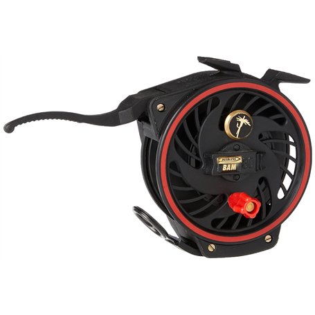 Peerless Bam Ritm 80 MRT Moulinet Semi-Automatique pour pêche au toc Noir