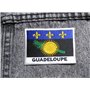 Patche Écusson Guadeloupe Patch Drapeau Guadeloupéen Brodé A Coudre
