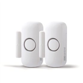 SCS Sentinel - SAL0063 - Lot de 2 Détecteurs d’Ouverture Autonome pour Porte et Fenêtre – Fonction Alarme et Carillon - Facile à