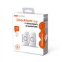 SCS Sentinel - SAL0063 - Lot de 2 Détecteurs d’Ouverture Autonome pour Porte et Fenêtre – Fonction Alarme et Carillon - Facile à