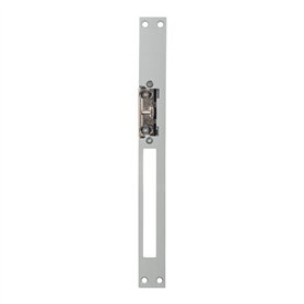 SCS Sentinel - Gâche Électrique Réversible LockElek 301 - Têtière Longue 250mm en Acier - Déclenchement Permanent - Rouleau Régl