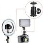 X3 Rotule tête Sabot Flash Hot Shoe pour Appareil Photo vis 1/4" Compatible Toutes Marques Canon Nikon Sony Pentax Fuji Panasoni
