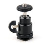 X3 Rotule tête Sabot Flash Hot Shoe pour Appareil Photo vis 1/4" Compatible Toutes Marques Canon Nikon Sony Pentax Fuji Panasoni