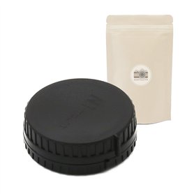 Nikon1 BO Bouchon BOITIER + Cache Arrière pour Objectif à Monture Nikon 1 One Compatible : V1 V2 J1 J2 J5 Nikon 1 v3 AW1 Etc. -