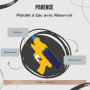 PARENCE.- Pistolet à Eau avec Réservoir - Facile d'utilisation pour se Rafraichir Lors de Grandes Chaleurs/Jouet de Plein Air Pi