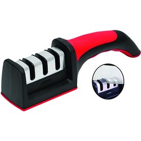 PARENCE - Aiguiseur à 3 phases Easy Sharp - pour couteaux de cuisine - résultat professionnel/design ergonomique - pierre cérami