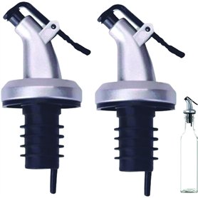 PARENCE - Lot de 2 Becs Verseurs refermable Bouchon Alcool