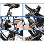 PARENCE.- Kit de Réparation Vélo avec Clé Compacte 16 en 1 Multifonction - L'Essentiel pour Les Aventures Cyclistes, Noir
