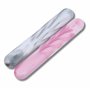 PARENCE - Lot de 2 Étuis à Brosse à Dents - Compact