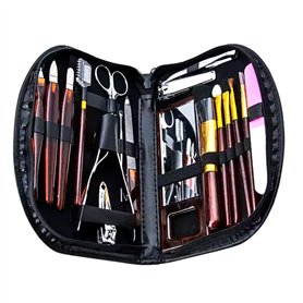 PARENCE. - Set Cosmétique et Manucure Complet dans une Trousse Zippée - Nouveauté ! Kit 18 Pièces Manucure