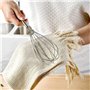 PARENCE.- Lot de 2 Fouets de Cuisine en Acier Inoxydable - 19 cm & 24 cm - Batteur à Œufs Manuel - Ustensiles Cuisine Mélange Un
