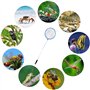 PARENCE.- Épuisette d'Aquarium à Maille Fine – Idéale pour Poissons et Nettoyage - Longueur Totale 36cm - diamètre 11,5cm