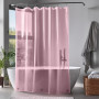 ZENO Rideau Douche 180x180 cm - Rideau de Douche Lavable - Premium PEVA + Oeillets Inoxydables + 3 Aimants - Imperméable et Lége