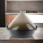 PZL CONCEPT Tajine Induction Tous Feux Diamètre 30 cm - Revêtement antiadhésif - Couvercle Céramique – Fonte d’Aluminium – Marmi