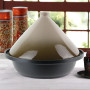PZL CONCEPT Tajine Induction Tous Feux Diamètre 30 cm - Revêtement antiadhésif - Couvercle Céramique – Fonte d’Aluminium – Marmi