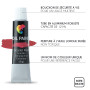 Chevalet Peinture et Peinture à l’Huile - Kit Peinture 41 Pièces : 24 tubes de peinture 3 toiles peinture 1 Bloc Papier 10 Pince