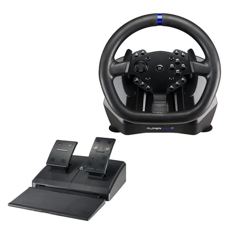 Subsonic - Volant Superdrive rotation 900° avec pédalier SV950 pour Xbox Serie X PS4 PC Xbox One