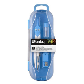 WONDAY - Compas Coffret 3 Pièces dans son étui