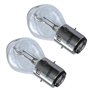 cyclingcolors 2x ampoule 12V 35/35W BA20D double filament moto scooter mobylette cyclomoteur feu avant phare + code